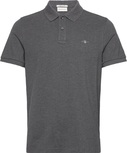 Gant Classic Regular Polo Shirt ANTRACIT MELANGE XXL