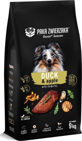 Paka Zwierzaka Seventh Heaven Tørrfôr Til Hund And Og Eple 9 kg