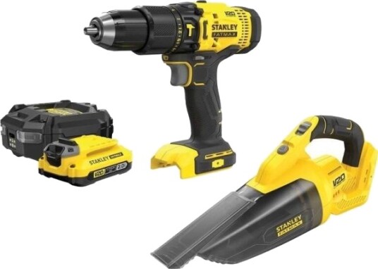 Stanley Elektroverktøysett 18V V20 Sfmcd711+Sfmcvh001b 1*2,0Ah 1 Stk