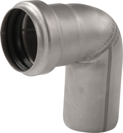 ACO 50 mm 87° avløpsalbue i rustfritt stål AISI 304