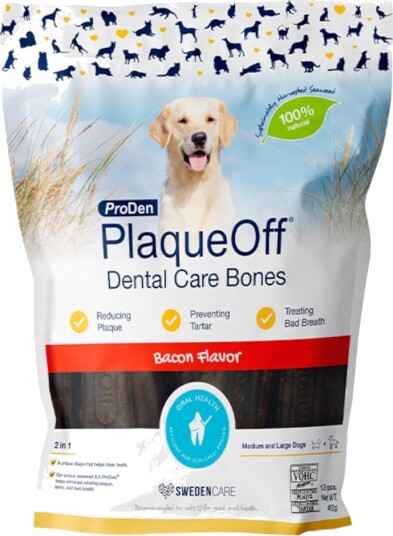 Proden Plaqueoff Dental Care Bones Bacon 482 G Proden Plaqueoff Dental Care Bones Bacon 482 G