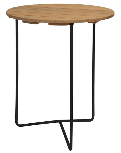 Grythyttan Stålmöbler Bord 6B Oljet eik/svart 60 cm Natur
