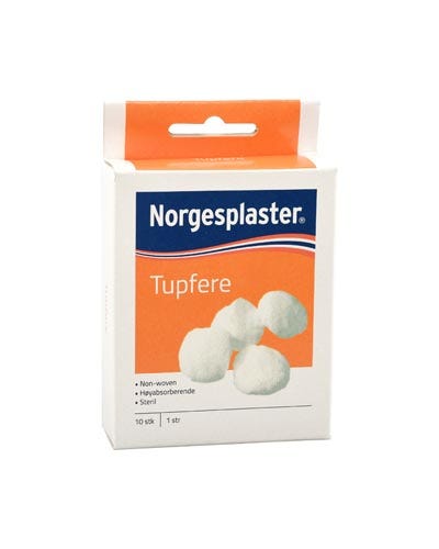 Norgesplaster sterile tupfere 10 stk