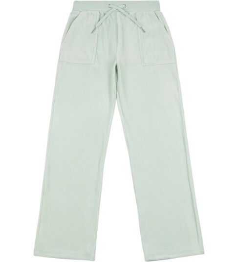 Juicy Couture Sweatbukser Tonal Wide Leg Jogger Grønn Juicy Couture Sweatbukser Tonal Wide Leg Jogger Grønn