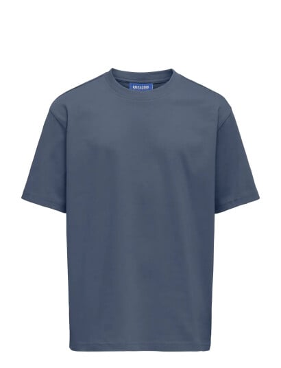 ONLY & SONS Osjfred Life Rlx Ss Tee Jrs Noos - Blue - 158-164 ONLY & SONS Osjfred Life Rlx Ss Tee Jrs Noos - Blue - 158-164