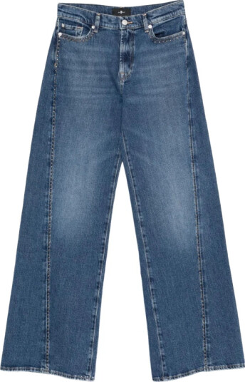 7 For All Mankind Dame Jeans Blå W28,