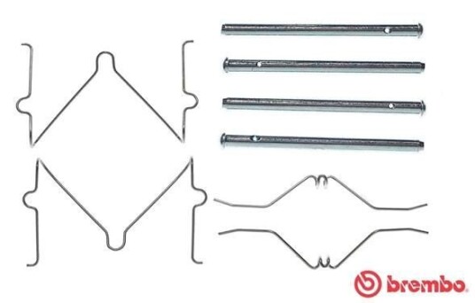 Tilbehørsett, skivebremse belegg BREMBO A 02 263