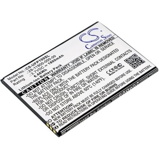 Ulefone U007 batteri (1800 mAh 3.7 V, Sort) Ulefone U007 batteri (1800 mAh 3.7 V, Sort)
