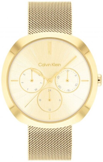 Calvin Klein CK Dameklokke 25200339 Multifunction Gull/Gulltonet