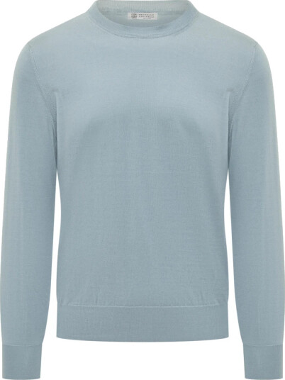 Brunello Cucinelli Herre Strikkevarer Blå 4XL,