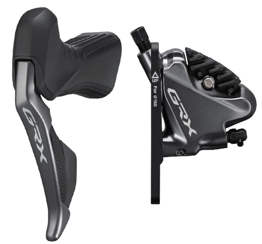 Shimano Grx St-Rx815 Di2 + Br-Rx810 Skivebrems Foran