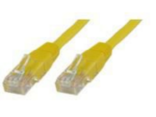 MicroConnect CAT5e U/UTP nettverkskabel 1m Gul 1 Stykk SEN B UTP501Y Gul