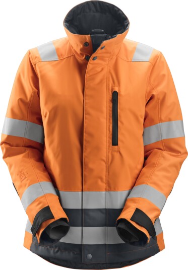 Snickers Workwear AllroundWork Vinterjakke Varsel Oransje Slitesterk og Vannavvisende