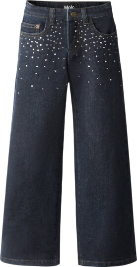 Molo Jeans   Asta   Rå strass   Molo   9 år (134)   Jeans Blå Marineblå