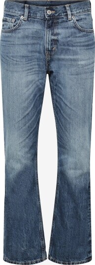 Weekday Sky Low Rise Regular Bootcut Jeans   MILANO BLUE   32 x 34