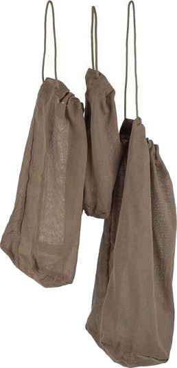 The Organic Company Stoffpose gjenbrukbar 3 stk clay The Organic Company Stoffpose gjenbrukbar 3 stk clay