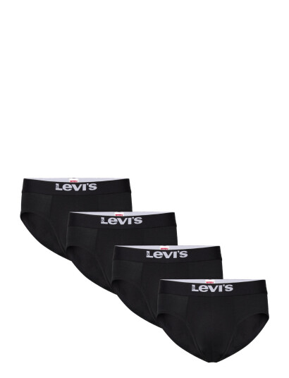 Levi"s® Levis Men Solid Basic Brief Org Co 4P Ecom - Black - L Levi"s® Levis Men Solid Basic Brief Org Co 4P Ecom - Black - L