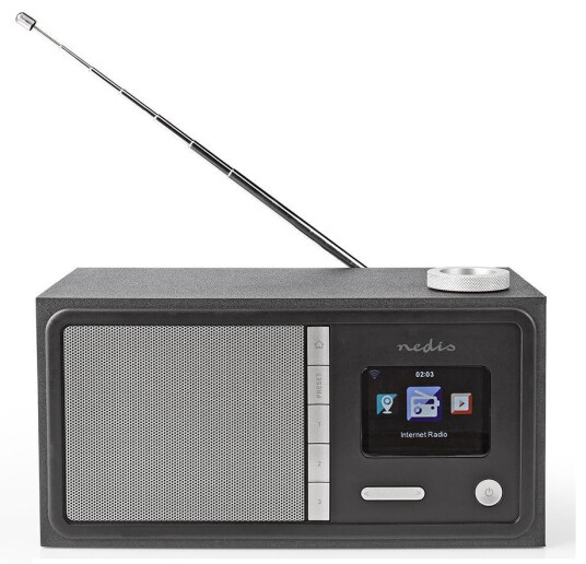 Internettradio med FM/DAB+/Bluetooth, Svart