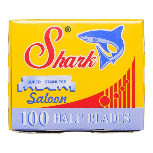 Shark Super Stainless barberblader til shavette - 100-pakning