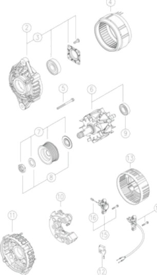 Dynamo MAHLE MG 490