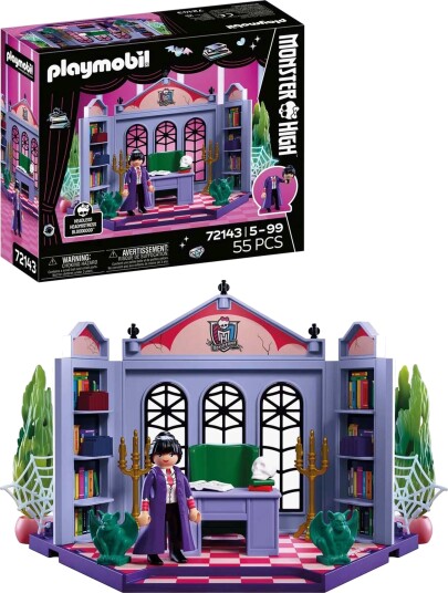 Playmobil Monster High Bloodgood's Kontor Byggeleker med 55 Deler