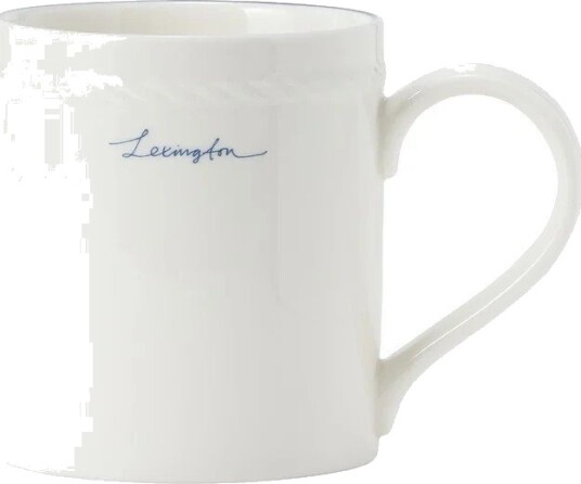 Lexington   Icons krus 40cl hvit/blå