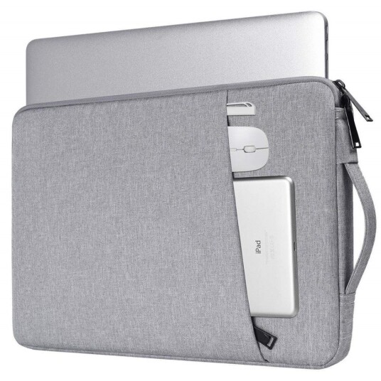 Inf Laptopveske 14,1 Tommer / 15,4 Tommer Lerret Grå Inf Laptopveske 14,1 Tommer / 15,4 Tommer Lerret Grå