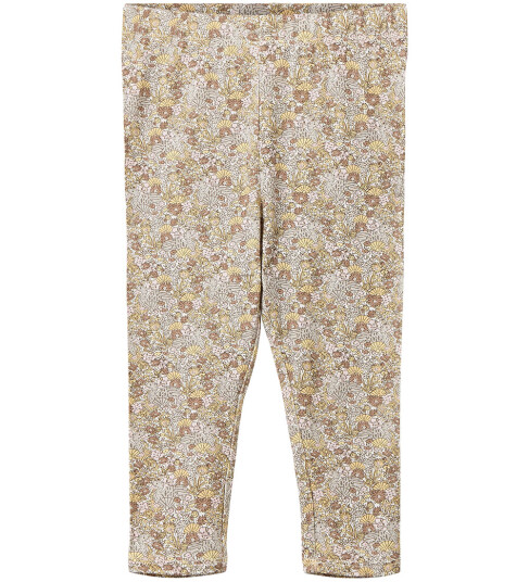 Sofie Schnoor Leggings Rose W. Yellow Sofie Schnoor 62 Leggings Beige Brun Gul