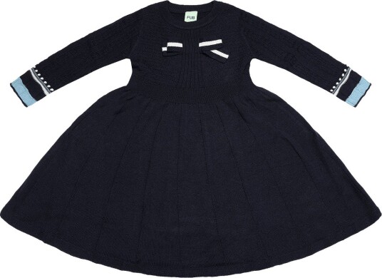 FUB Bow Dress   DARK NAVY   140