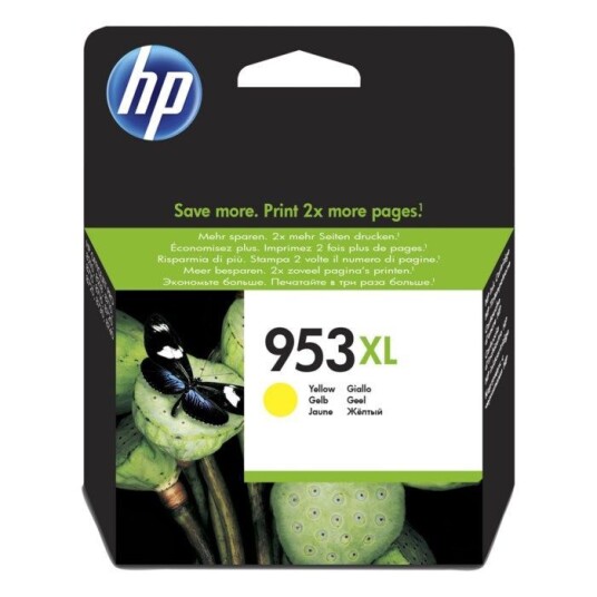 HP 953XL Blekkpatron - Gul HP 953XL Blekkpatron - Gul