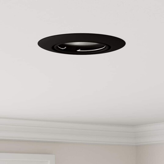 Spotlights Med Søkelys 6 Pcs Svart 9 Xcm Metall Spotlights Med Søkelys 6 Pcs Svart 9 Xcm Metall