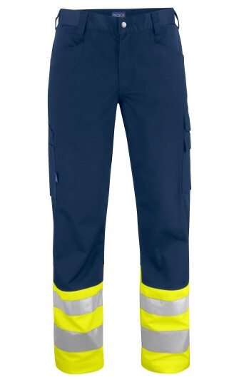 ProJob 6533 Arbeidsbukse En Iso 20471 Kl 1 Yellow/Navy C54/154 ProJob 6533 Arbeidsbukse En Iso 20471 Kl 1 Yellow/Navy C54/154