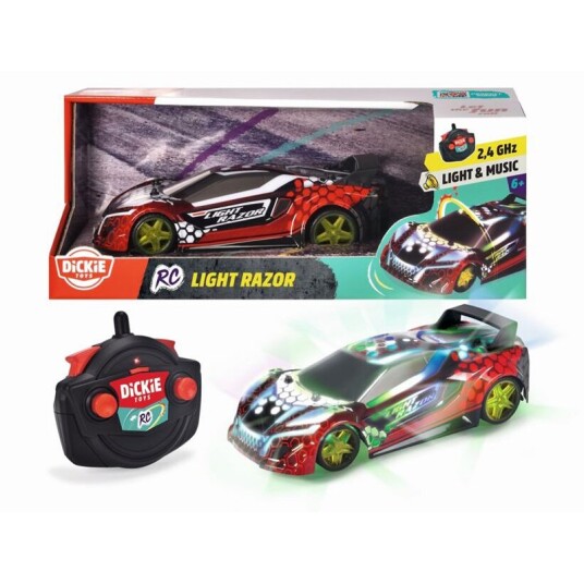 Dickie Toys Radiostyrt Lekebil m/ lys og lyd Light Razor