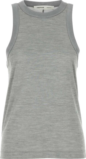 Carven Dame Topper Grå M, Carven Dame Topper Grå M,