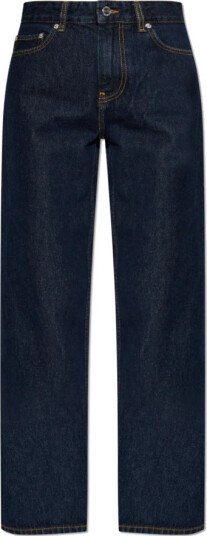 Ganni Dame Jeans Blå W25 L33,