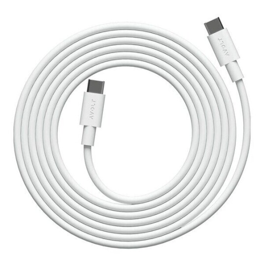 Avolt 2m USB-C Ladekabel Opal Hvit Avolt 2m USB-C Ladekabel Opal Hvit