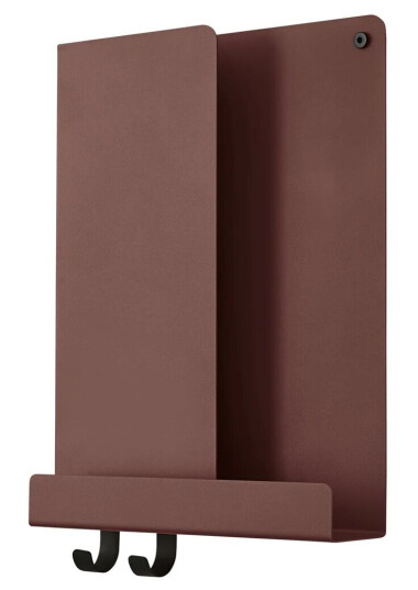 Muuto Folded hylle 29,5 x 40 cm Deep Red Muuto Folded hylle 29,5 x 40 cm Deep Red
