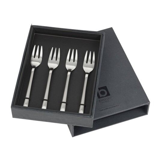Broste Copenhagen Hune kakegaffel 4-pakn. Brushed satin Broste Copenhagen Hune kakegaffel 4-pakn. Brushed satin