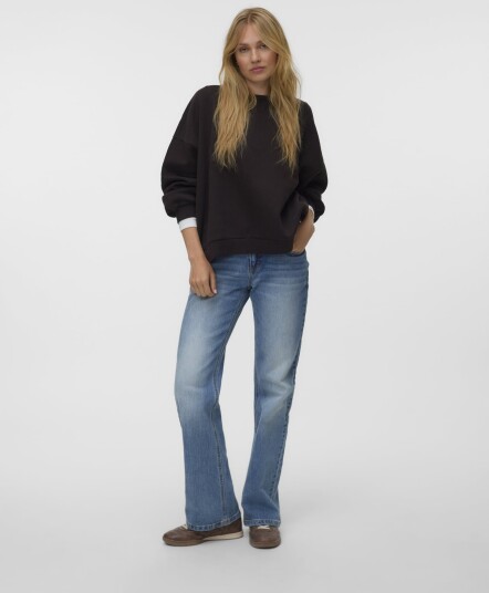Vero Moda Teddy Maly Long Sleeve Sweatshirt Brun XL