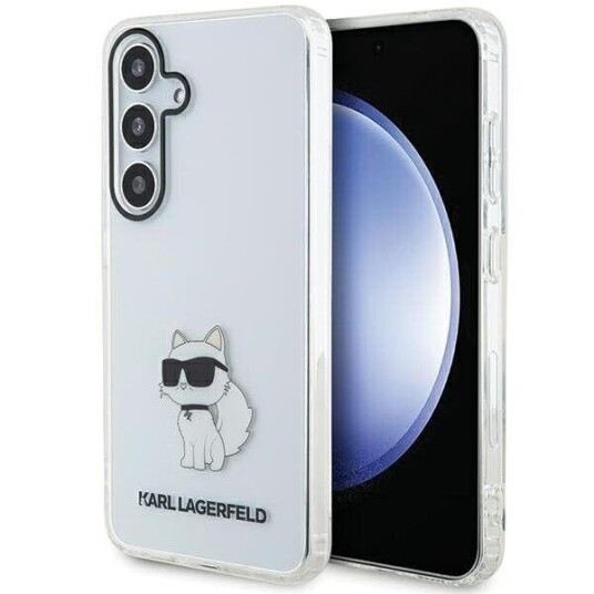 Karl Lagerfeld Choupette Gjennomsiktig Hardcase for Samsung Galaxy S24+ Mobildeksel