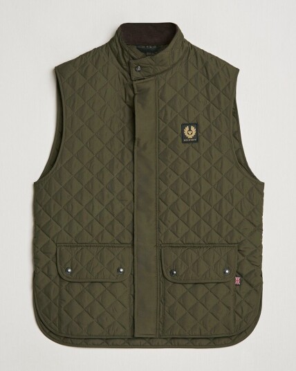 Belstaff Icon Gilet Faded Olive