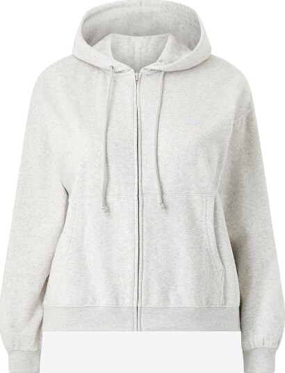 Levi's Plus   Hettegenser Pl Everyday Full Zip Hoodie   Grå