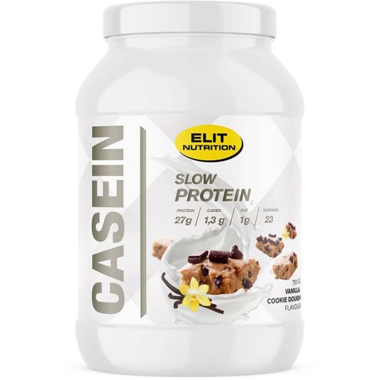 Elit Nutrition ELIT Casein Vanilla Cookie Dough 750 g Elit Nutrition ELIT Casein Vanilla Cookie Dough 750 g