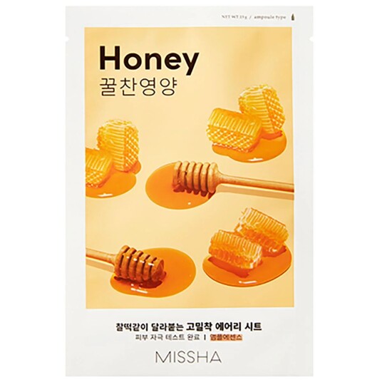 MISSHA Airy Fit Sheet Mask (Honey) 19 g K Beauty Masker