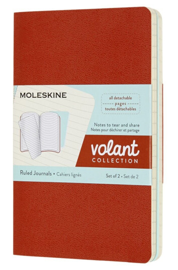Notatbok Moleskine Volant 2pk P Linjert