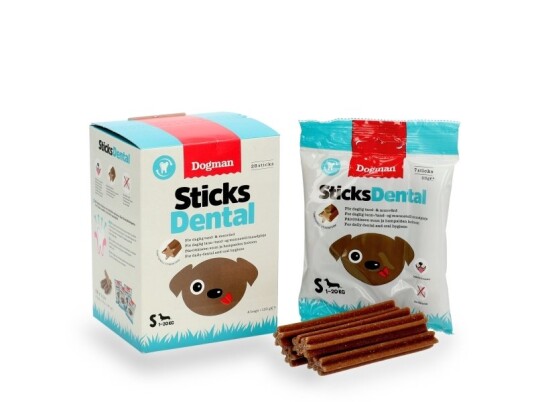 Dogman Sticks Dental Box S 28St 10Cm