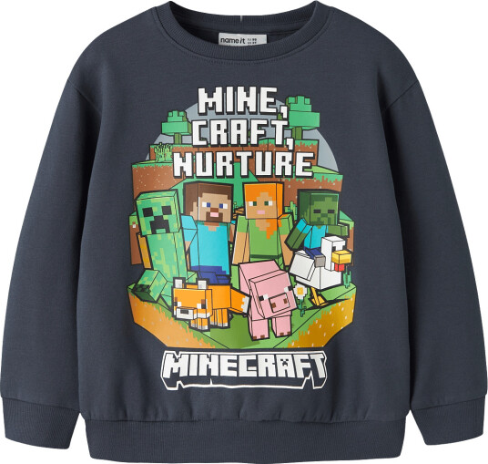 Name It Nmmsoren Minecraft Nreg Sweat Bru Bfu Navy 122 128 Name It Nmmsoren Minecraft Nreg Sweat Bru Bfu Navy 122 128