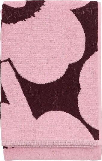 Marimekko Home Unikko Bath Towel 70X150Cm - PLUM, PINK - 70X150