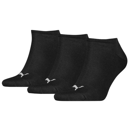 Puma Sneaker Plain 3PK, ankelsokker, unisex 43/46 BLACK Puma Sneaker Plain 3PK, ankelsokker, unisex 43/46 BLACK