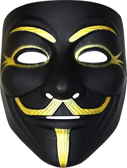 Original Cup Maske Anonymous Svart One size ANNONY-N